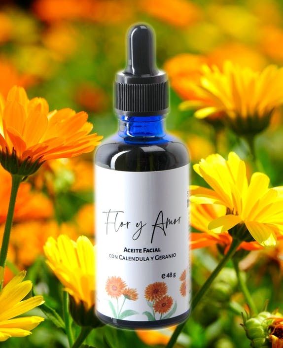 Aceite Facial con Caléndula y Geranio